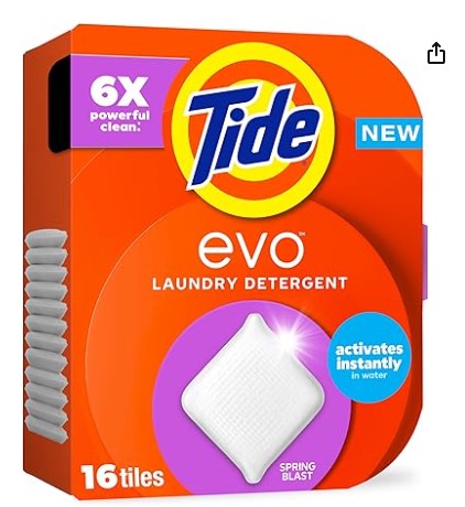 Tide evo Laundry Detergent Spring Blast Scent Works