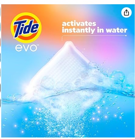 Tide evo Laundry Detergent Spring Blast Scent Works